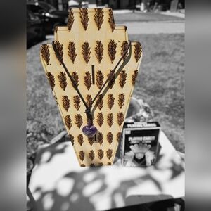 Wood Necklace Display